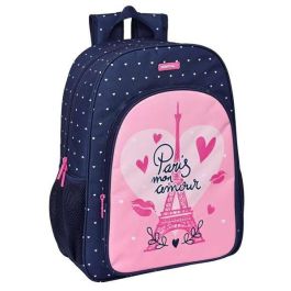 Mochila Escolar Safta Paris Rosa Azul marino 33 x 42 x 14 cm Precio: 15.49999957. SKU: B1GYT22CCZ