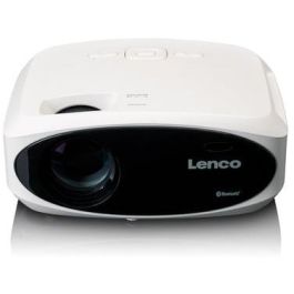 Lenco LPJ-900WH Proyector LED Full HD 1080p 250 Lúmenes ANSI Bluetooth para Cine en Casa Blanco/Negro