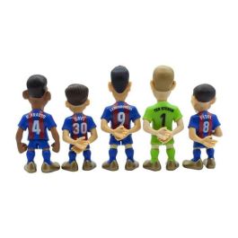 Minix Pack 5 Figuras FC Barcelona Piqué, Pedri, Ter Stegen, Ansu Fati, De Jong (7cm)