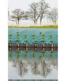 Nature Lona de Acolchado Tejido Antihierbas de Paisaje HDPE 90 gr/m² Verde 2x5m Permeable Tratada UV para Setos y Bancos