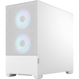 Fractal Design Pop Mini Air RGB TG Clear White Mini Tower PC Blanco con Ventana de Vidrio Templado e Iluminación