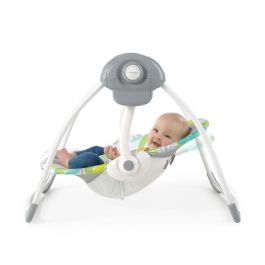 Bright Starts Columpio Portátil Compacto Automático Rainforest Vibes TrueSpeed, Motor WhisperQuiet, Sensor de Peso, 0-9 Meses Bright Starts Columpio Portátil Compacto Automático Rainforest Vibes TrueSpeed, Motor WhisperQuiet, Sensor de Peso, 0-9 Meses