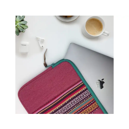 Wondee Funda para portátil 14" de Cereza para Protección Diaria y Viajes