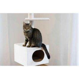 Kerbl Árbol para Gatos FERDI 38 x 38 x 240-260 cm Blanco Sisal