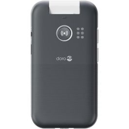 Doro Leva L30 black whie Teléfono Móvil Concha 4G con GPS y Cámara 2MP, Pantalla 2.8", Negro/Blanco