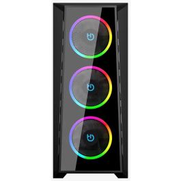 Caja Gaming Semitorre Hiditec MH12 GLASS Caja Gaming Semitorre Hiditec MH12 GLASS