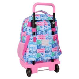Safta Mochila Grande con Ruedas Compact Extraíble Barbie 33x45x22cm