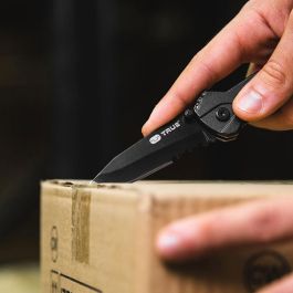 True Navaja Trueblade Outdoor 6 cm Plegable Multiusos con Soporte Magnético para Brocas