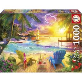 EDUCA EDU1747759473654 Puzzle Love Beach 1000 Piezas 68x48 cm para Adultos, Temática Naturaleza Precio: 27.50000033. SKU: B1FF8EFVPD