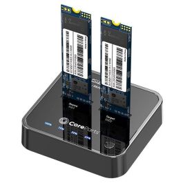 CoreParts USB3.2 Type C (10Gpbs) M.2 NVMe SSD cloner, Docking Station for M.2 NVMe to M.2 NVMe with Clone Function- Box includes USB-C Cable, Power Supply and user manual Precio: 118.49999964. SKU: B1CMDQ9XQF