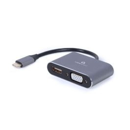 Gembird Adaptador Gráfico USB-C a HDMI/VGA A-USB3C-HDMIVGA-01 3840x2160 Pixeles Gris Precio: 21.49999995. SKU: S0232923