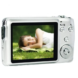 AgfaPhoto DC8200SI Cámara Digital Compacta, 18MP, Vídeo Full HD, Zoom Óptico 8x, Plata