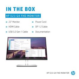 HP E23 G4 Monitor 23 pulgadas Full HD (1920x1080) con HP Eye Ease y Ergonómico, 5ms GtG, 250 nits HP E23 G4 Monitor 23 pulgadas Full HD (1920x1080) con HP Eye Ease y Ergonómico, 5ms GtG, 250 nits
