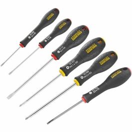 STANLEY FATMAX FMHT0-62627 STA3253560626273 - Juego de 7 Destornilladores para Electricista, Mecánico y Phillips