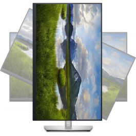 Dell P2723QE Monitor 27'' (68.6cm) 4K Ultra HD IPS 3840x2160 con USB-C, HDMI, DisplayPort, VESA, Pivot y Ajuste de Altura Negro/Plata