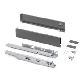 Emuca Cajón exterior Vertex con regulación 3D de altura 93mm, 40kg, profundidad 550mm, Acero, Gris antracita Emuca Cajón exterior Vertex con regulación 3D de altura 93mm, 40kg, profundidad 550mm, Acero, Gris antracita Precio: 31.50000018. SKU: B12W42NV2W