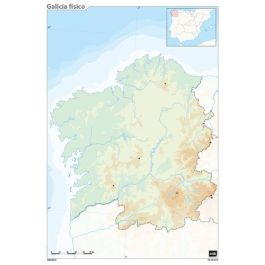Mapa Mudo Erik Color Fisico Galicia 50 unidades Precio: 5.79000032. SKU: B19J89SEH7
