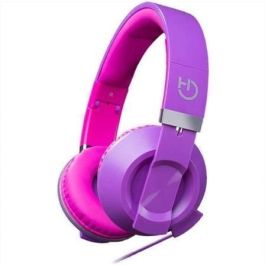 AURICULARES DIADEMA HIDITEC COOL KIDS PURPLE - ALTAVOCES 40MM - 92DB - MICRÓFONO INTEGRADO EN CABLE - CONECTOR 3.5MM - PLEGABLES