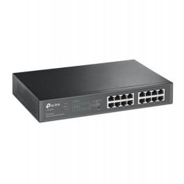 TP-LINK TL-SG1016PE Gestionado Gigabit Ethernet (10/100/1000) Energía sobre Ethernet (PoE) Negro