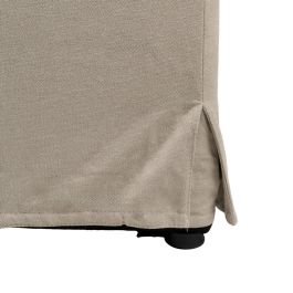 Cama Canapé Beige Tejido Dormitorio 166 X 215 X 96 cm