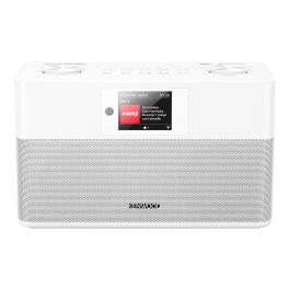 Kenwood CR-ST100S-W Radio Internet/DAB+/FM con Bluetooth, Altavoces 20W, WiFi, Pantalla 2.4", USB, Alarma, Color Blanco