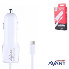 AVANT CONNECT Cargador de Coche con Cable Micro USB Espiral 1A Blanco - Carga Rápida y Segura para tu Smartphone Precio: 1.3552. SKU: B1HHAJ36RF
