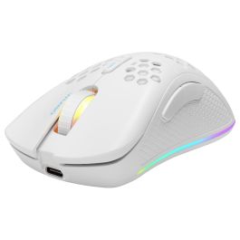 Deltaco GAM-120-W Ratón Gaming Inalámbrico y Alámbrico RGB Blanco, 4800 DPI, 7 Botones, Ergonomico para Mano Derecha, Bluetooth + USB Tipo-A, 1 ms Precio: 54.49999962. SKU: B1AR5FBHBS