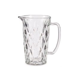 Vivalto Jarra de Agua 1L Diamante Vidrio Transparente 12x19.5x17.7 cm