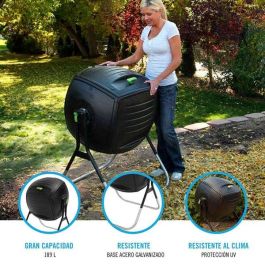 Cubo de compostaje Lifetime 60076 Rotación 189 L 75 x 113 x 81 cm