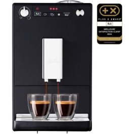 Melitta E950-101 Caffeo Solo Cafetera espresso automática con molinillo, café en grano, 1-2 tazas, limpieza automática, Negro Precio: 333.98999953. SKU: S7149778