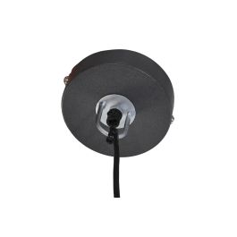 DKD Home Decor Lámpara Techo Metal Gris Negro 24 x 24 x 115 cm