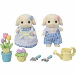 Sylvanian Families SYL1710444931322 Muñeco Hermanos Conejo Aries Articulado Jardinería Multicolor