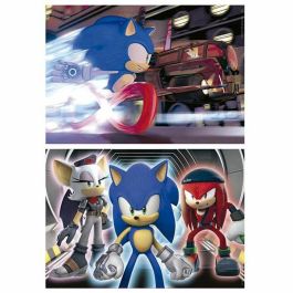 Puzzle 2x100 piezas sonic neon Puzzle 2x100 piezas sonic neon