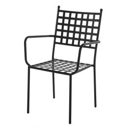 Silla de Jardín Cartago 56 x 55 x 90 cm Negro Hierro Precio: 77.50000027. SKU: S8700353