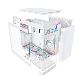 Montech KING 95 PRO Midi Tower PC Blanco Vidrio Templado RGB ATX, Micro-ATX, Mini-ITX