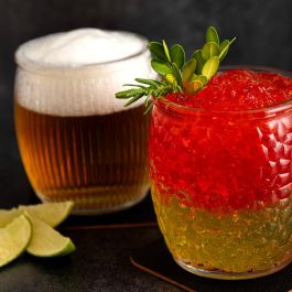 Quid Jarra de Vidrio Maison 35 cL, Pack 12 Unidades, Con Relieve, Apto Lavavajillas y Frigorífico