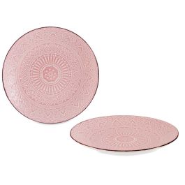 Plato Relieve Postre Rosa 22Cm Vessia (24 Unidades) Precio: 73.50000042. SKU: B16N97KL2E