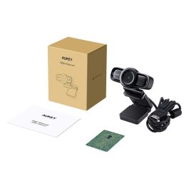 AUKEY Webcam PC-LM3 Autofocus Full HD con Sensor CMOS Negro