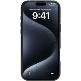 eSTUFF Funda INFINITE HELSINKI para iPhone 16 Pro Max Negra - Magnética, protección esquinas, 86% plástico reciclado