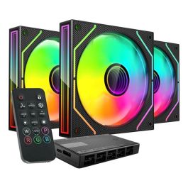Mars Gaming MF-3DPROKIT Pack 3 Ventiladores 12cm ARGB Infinity Mirror 3D con HUB y Mando a Distancia Precio: 31.58999998. SKU: B1F4Q2QQMT