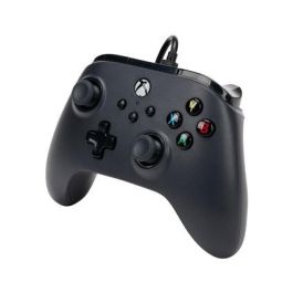 Power A 1519265-01 Mando con Cable para Xbox Series X/S, Xbox One y PC, Negro - Cable USB Extraíble 3m, Motores de Vibración