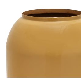 DKD Home Decor Jarrón Mostaza Hierro 36 x 51 x 36 cm