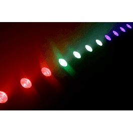 Algamlight Barwash36-Ii Barra Luces LED 12x3W RGB, 1 Metro, Modos Automático/Musical/DMX para Fiestas/Actuaciones