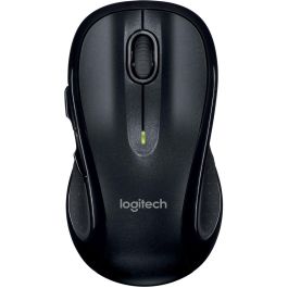Logitech M510 Ratón Inalámbrico Láser Negro, Diseño Ergonómico Full-Size, Desplazamiento Lateral, Botones Programables, Receptor Unifying