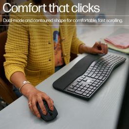 HP 685 Comfort Dual-Mode Mouse con Botones Programables, Rueda 4D y Conectividad Múltiple