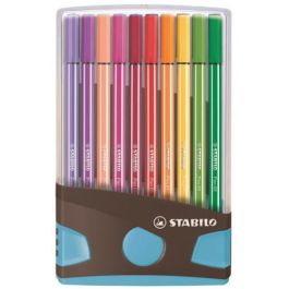 Stabilo Rotulador Pen 68 Colores Surtidos Estuche Parade Antracita-Azul 20 Ud Precio: 18.58999956. SKU: S8417673