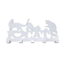 Perchero de Pared Versa Blanco Metal Hierro Gatos 2 X 17 X 39 CM Precio: 7.49999987. SKU: B136GWKS76