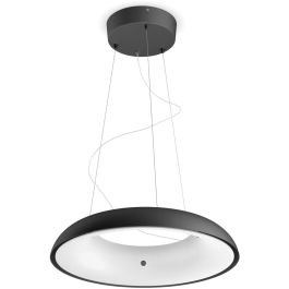 Philips Hue Amaze Pendelleuchte DS, Lámpara Colgante Inteligente LED, Negra, 3000lm, Luz Blanca Cálida a Fría (2200K-6500K), Regulable