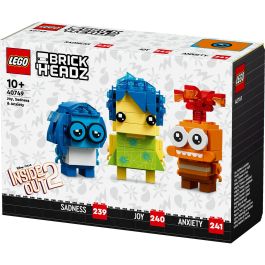 LEGO BrickHeadz - Alegría, Tristeza y Desagrado - Personajes Inside Out de Disney Pixar