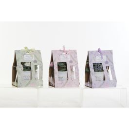 Ambientador Mikado Shabby DKD Home Decor Lila Verde 9 x 22 x 16 cm Set de 2 (3 Unidades)